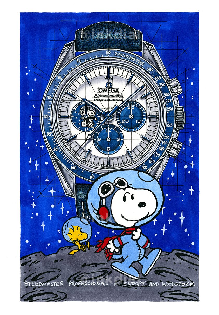 Omega Speedmaster Professional Apollo 13, 2020 x Astronaut Snoopy